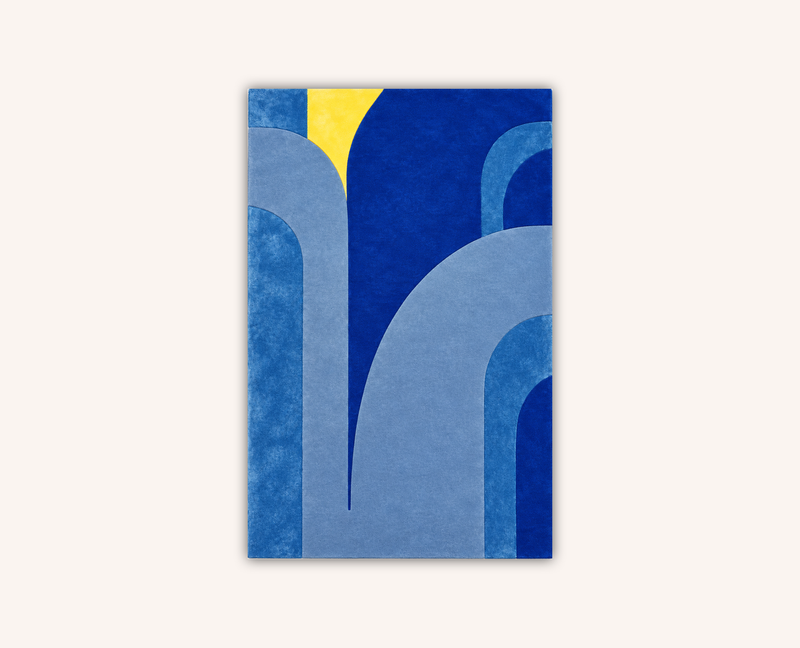 Tapis Alma Bleu Majorelle - SON