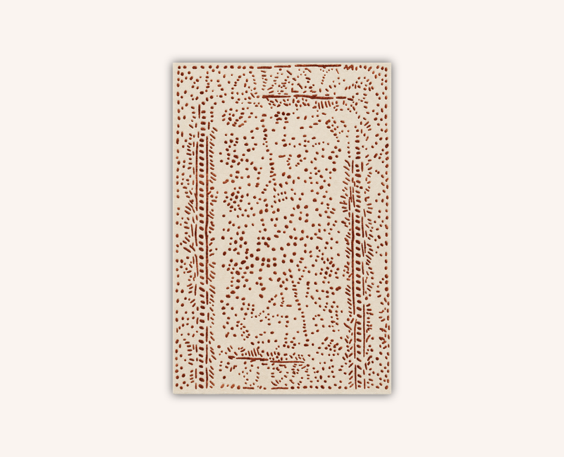 Écru/Terracotta