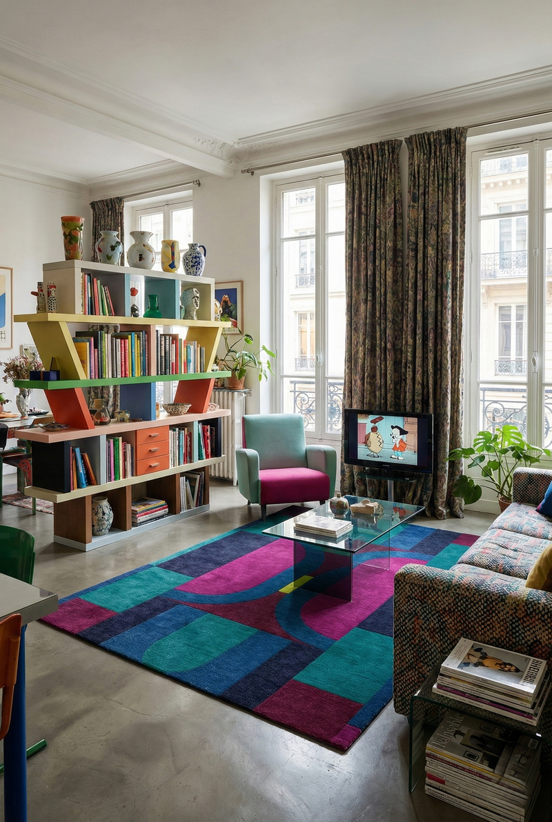 Tapis de couleur : inspirations et décoration pour tous les styles d'intérieur