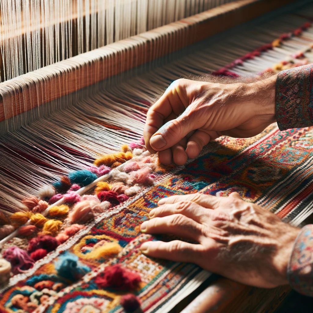 Ancien Livre Sur La Fabrication De Tapis Et Chiffons - Outils Et Techniques - Vintage