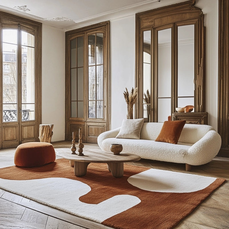 Tapis orange : inspirations et conseils pour un intérieur moderne