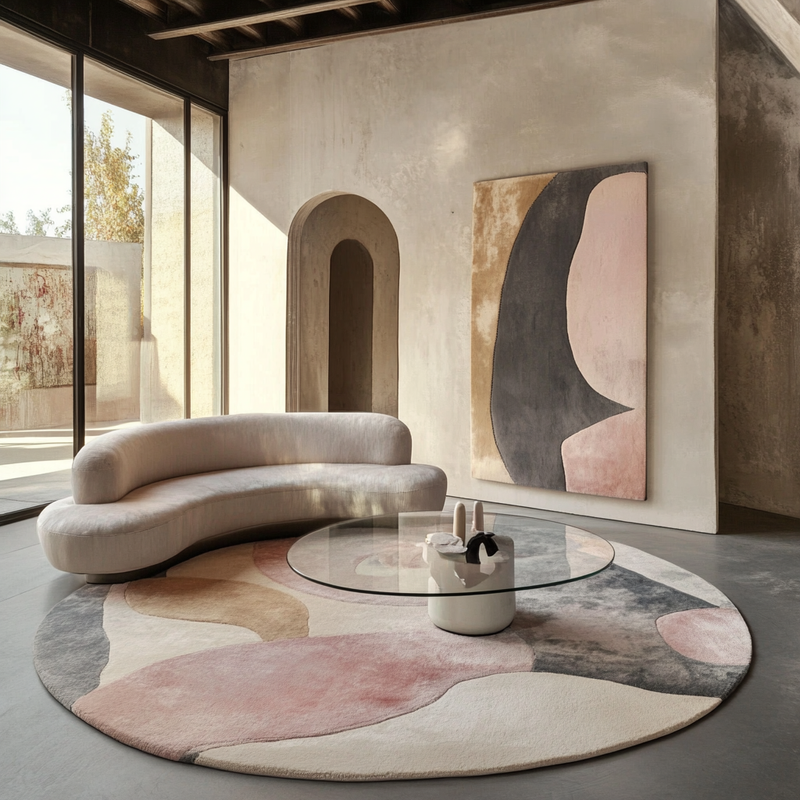 Quel tapis pour table ronde : guide d'achat SON-TAPIS