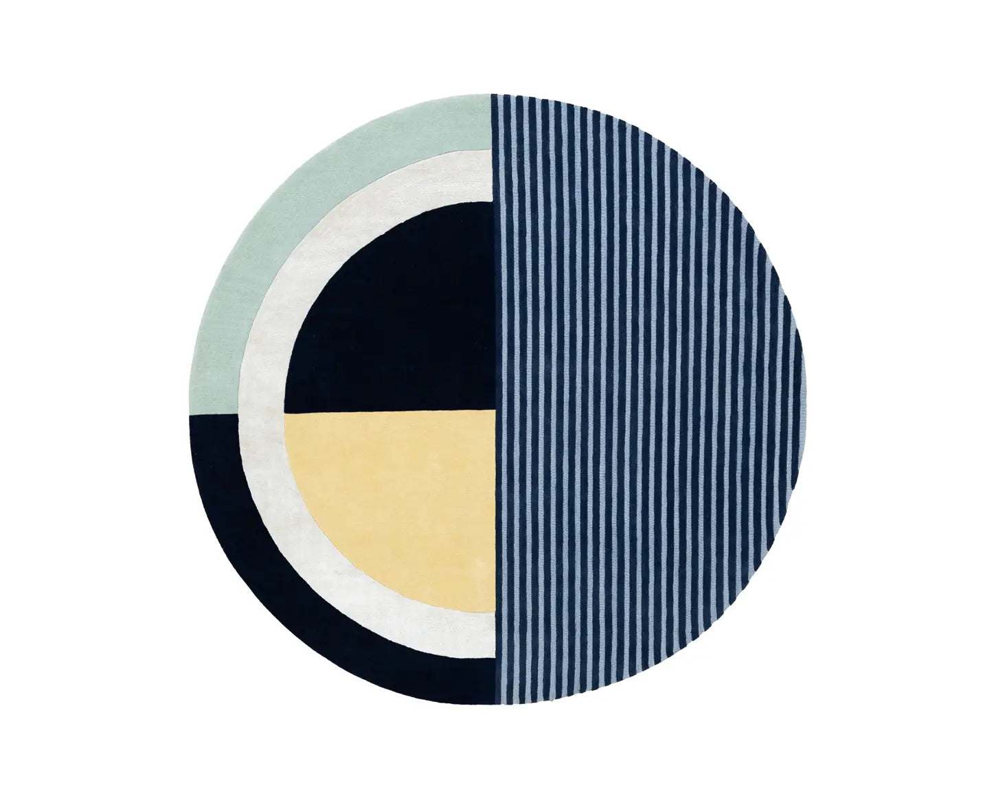 tapis art deco rond
