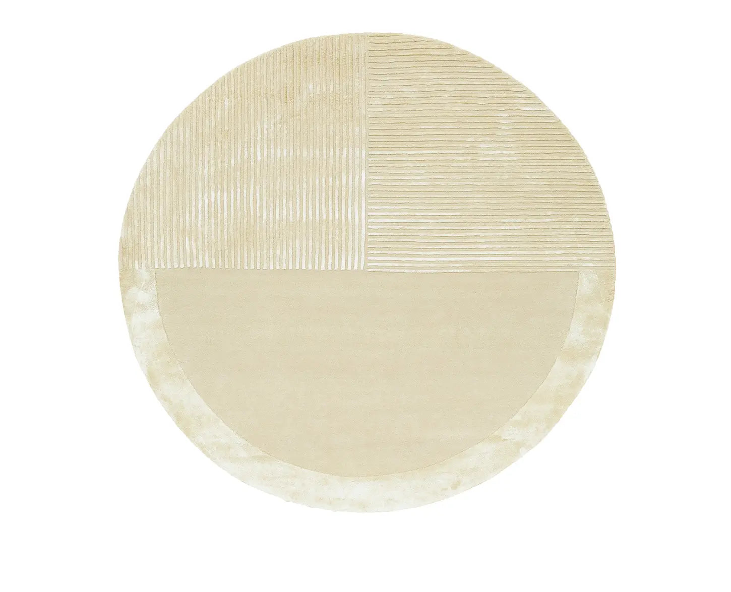 Tapis rond beige 200cm
